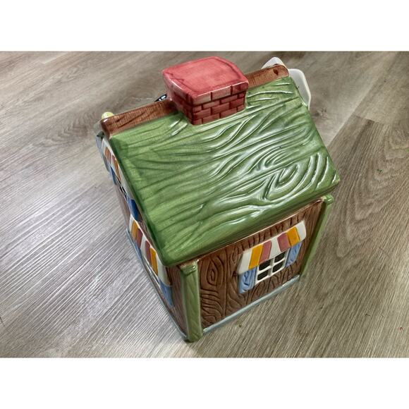 Vintage‎ General Store Ceramic Cookie Jar Stamped CKPO Spring Holiday - Picture 9 of 14